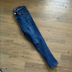 American Eagle Dark blue high-rise jegging